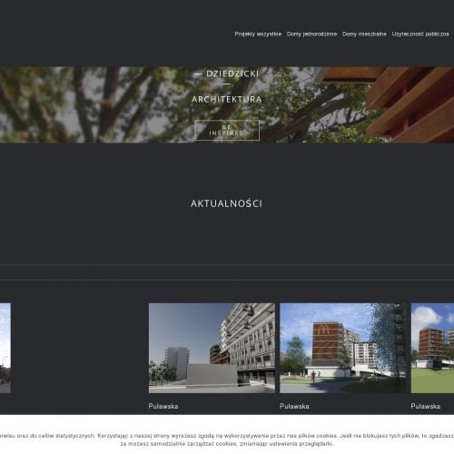 Warszawa - projekt domu jednorodzinnego działka 1000m