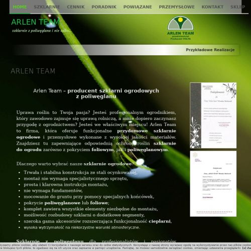 Szklarnia poliwęglan