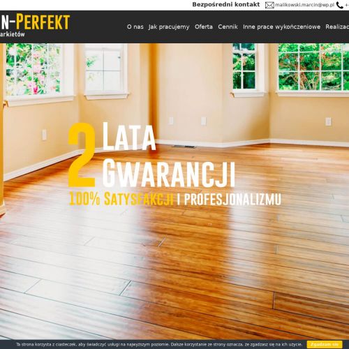 Płock - układanie parkietu