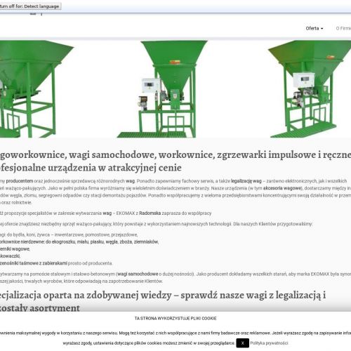 Czujniki tensometryczne w Radomsku