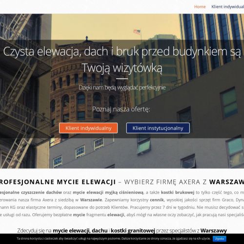 Mycie kostki brukowej betonowej w Warszawie