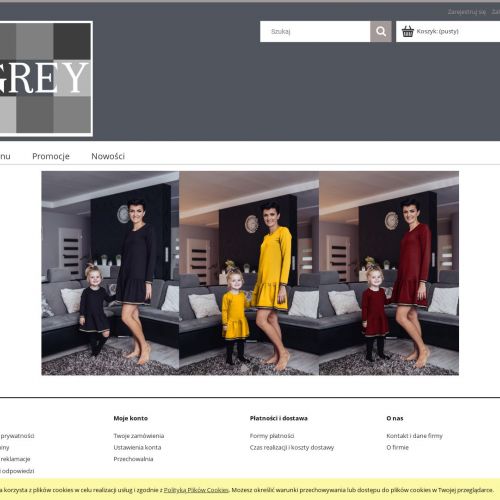 Trapezowa sukienka dla dziewczynki