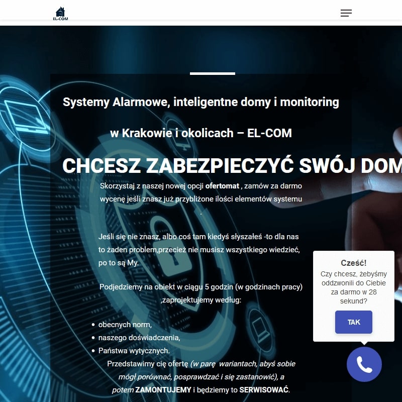 Systemy alarmujące w domu Kraków