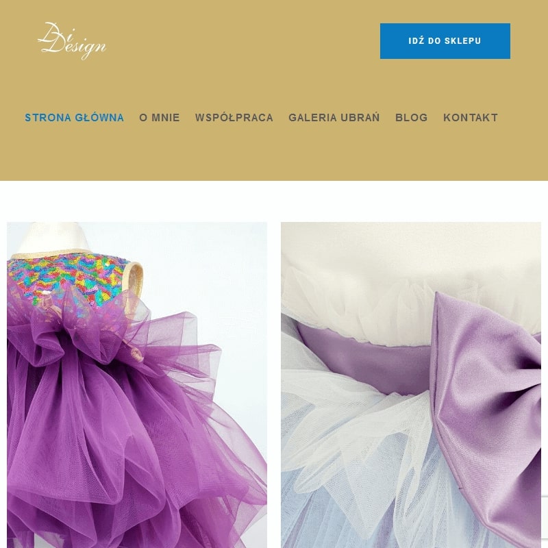 Sukienki bajkowe dla dziewczynek handmade