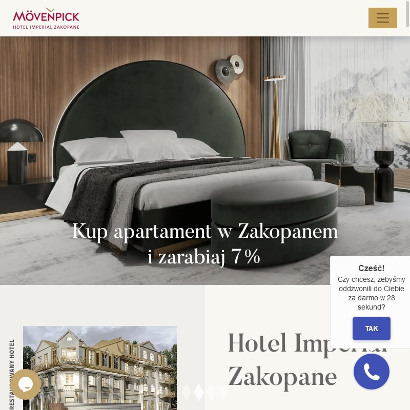 Apartamenty hotelowe na sprzedaż Zakopane