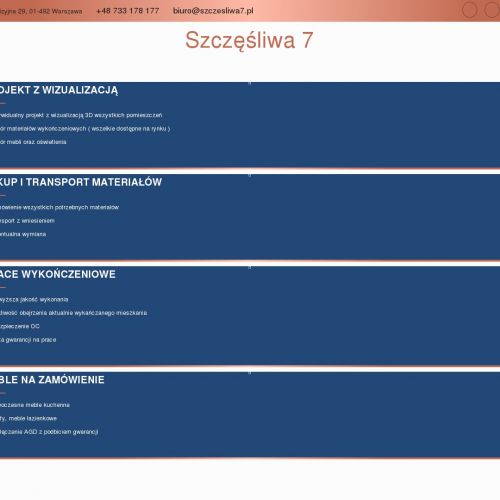 Warszawa - projektowanie i wykańczanie wnętrz