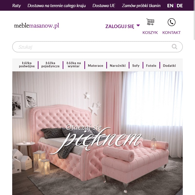 Łóżko dla wysokich w Warszawie