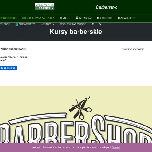 Kraków - kursy barberskie cena