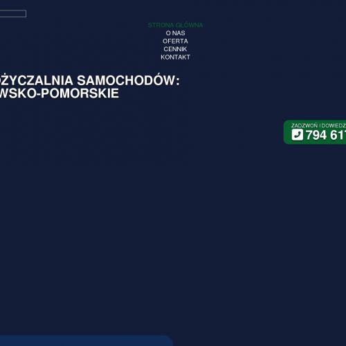 Wypożyczenie auta - Bydgoszcz