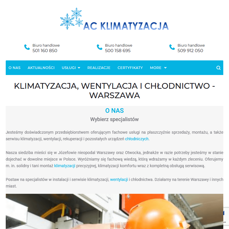 Klimatyzacja warszawa włochy w Warszawie