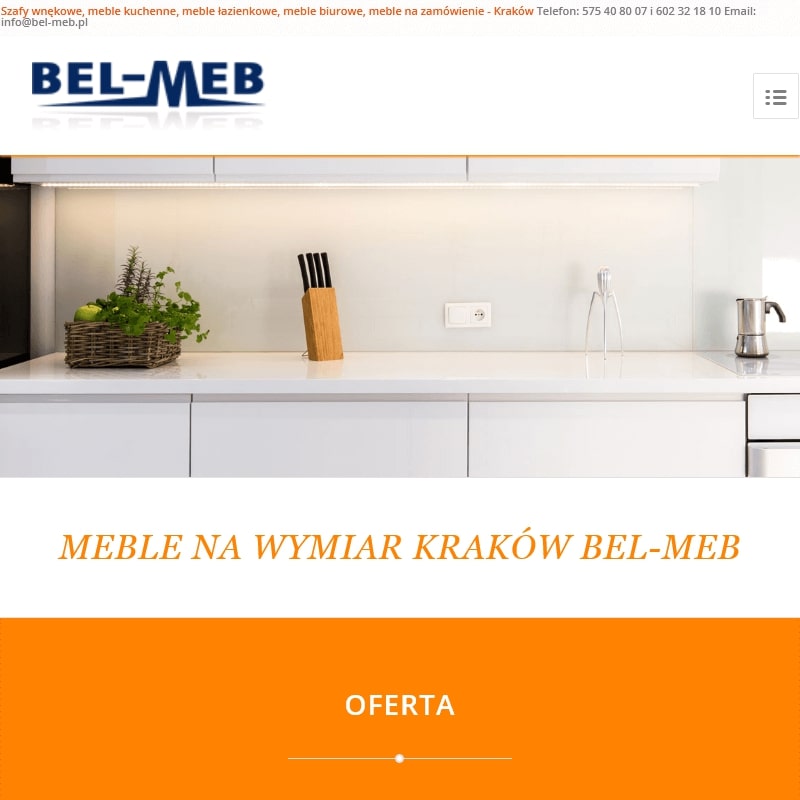 Meble kuchenne lakierowane na wymiar