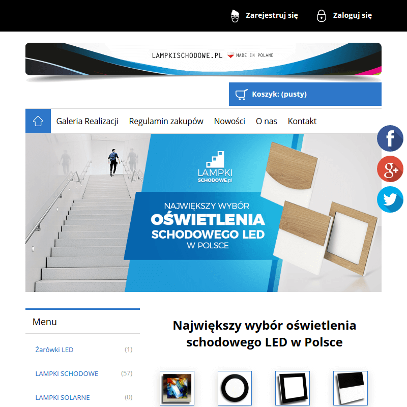 Oprawy oświetleniowe schodowe w Krakowie