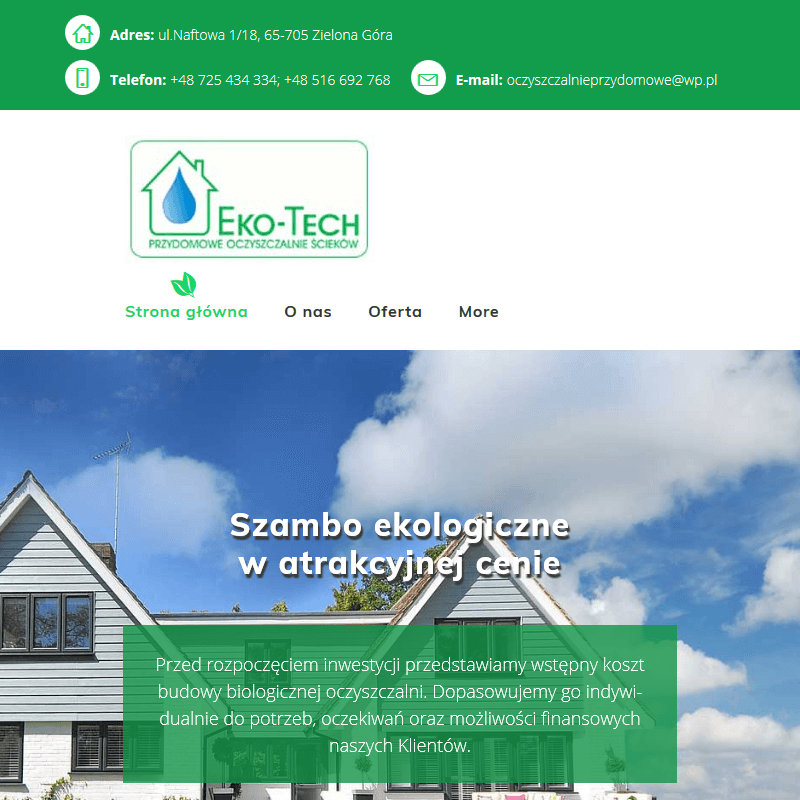 Analiza gruntów pod przydomową oczyszczalnie ścieków