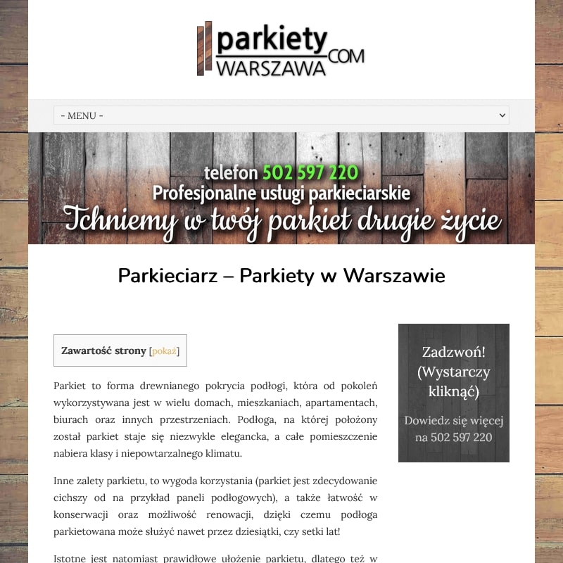 Parkiety Warszawa